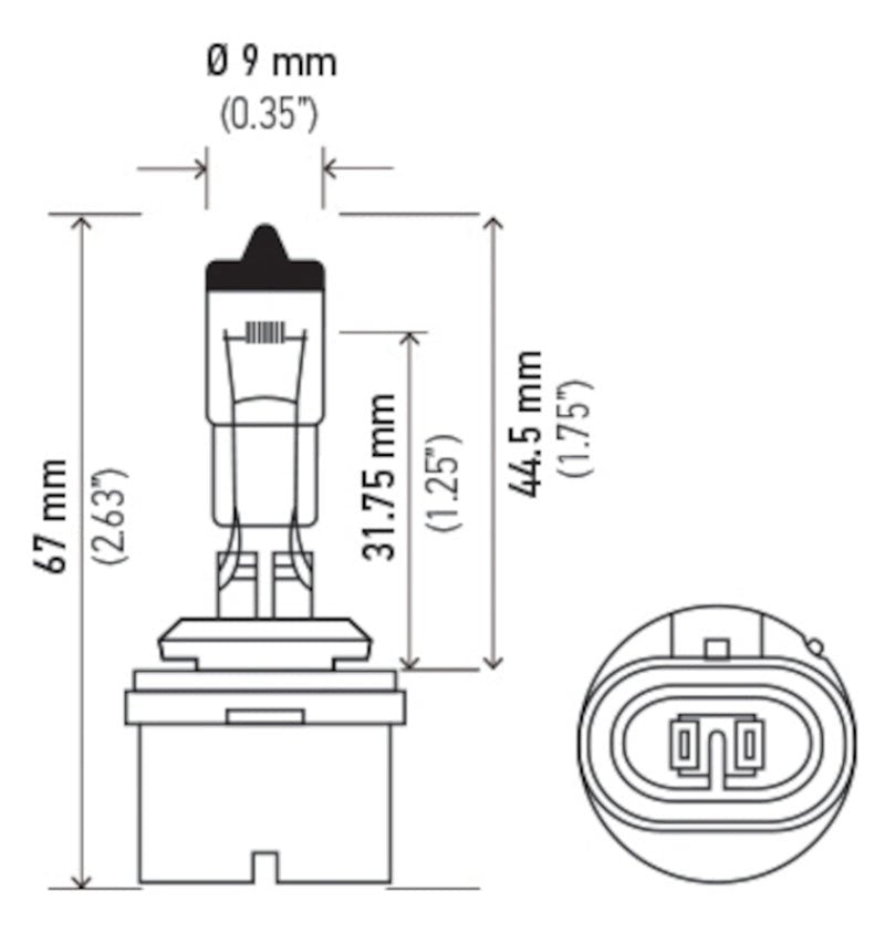 Hella - Hella Bulb 880 12V 27W PG13 T3.25 - Demon Performance