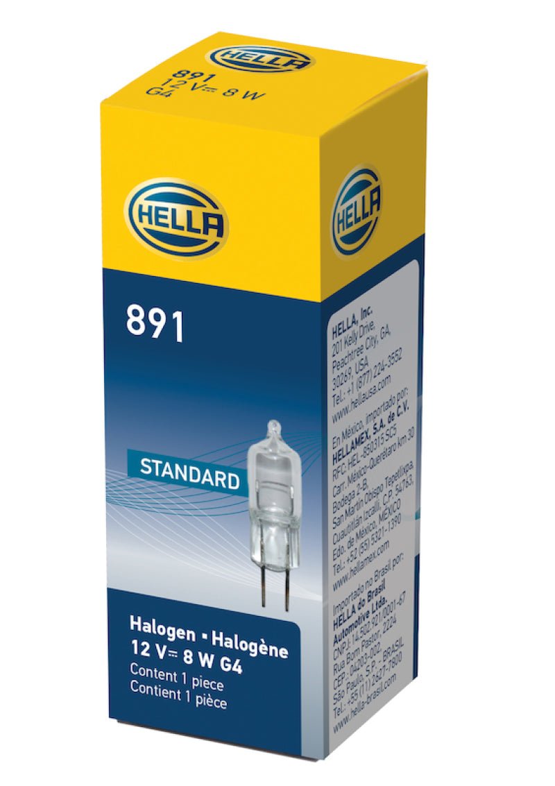 Hella - Hella Bulb 891 12V 8W G4 T325 - Demon Performance