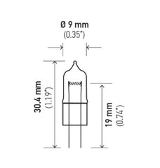 Hella - Hella Bulb 891 12V 8W G4 T325 - Demon Performance