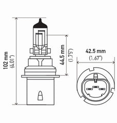Hella - Hella Bulb 9004/Hb1 12V 65/45W P29T T46 Sb - Demon Performance