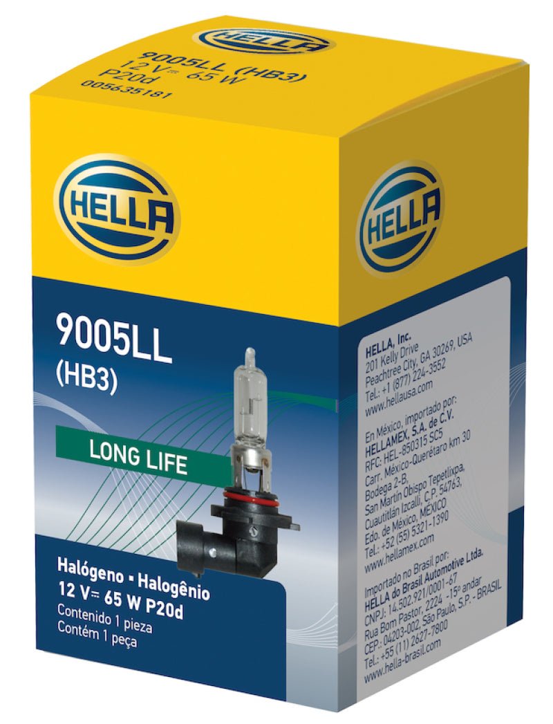 Hella - Hella Bulb 9005/HB3 12V 65W P20d T4 LONGLIFE - Demon Performance