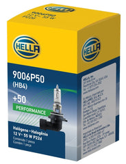 Hella - Hella Bulb 9006 12V 55W P22D T4 +50 - Demon Performance