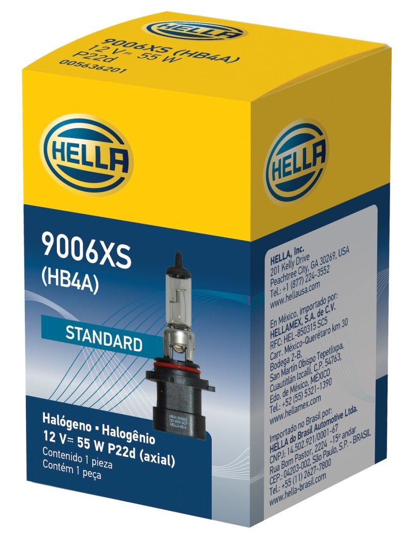 Hella - Hella Bulb 9006XS/HB4A 12V 55W P22d T4 - Demon Performance