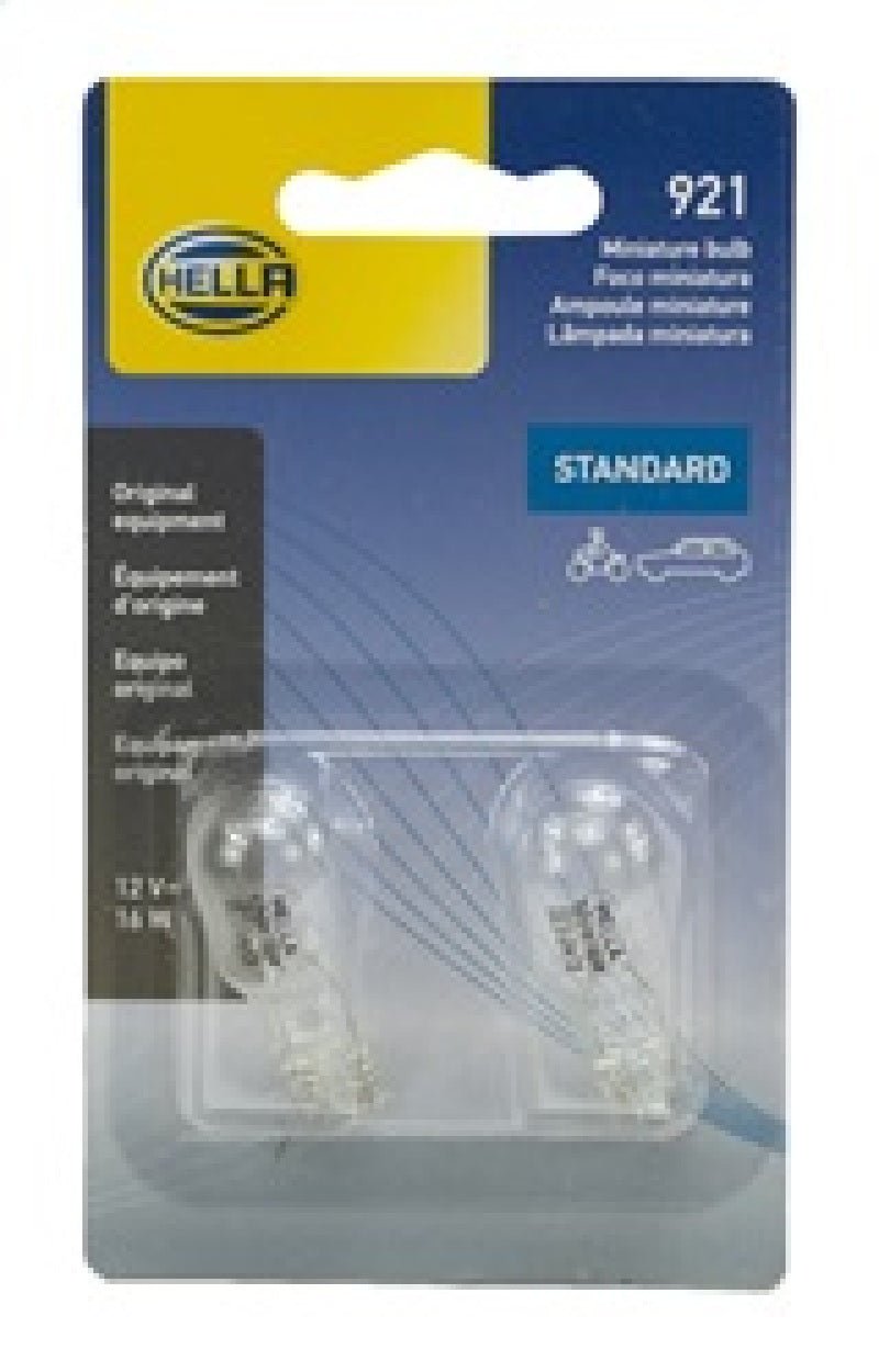 Hella - Hella Bulb 921 12V 16W W21X95D T5 (2) - Demon Performance