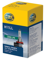 Hella - Hella Bulb H11 12V 55W PGJ19 - 2 T4 LONG LIFE - Demon Performance