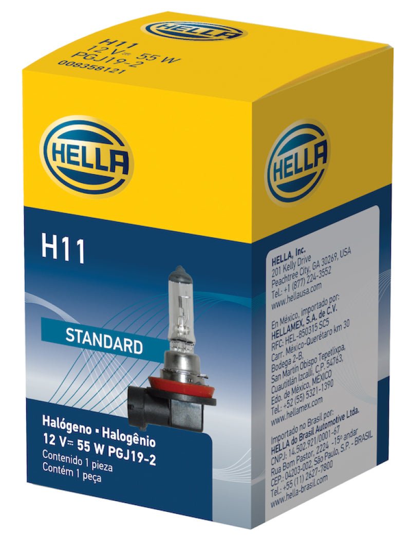 Hella - Hella Bulb H11 12V 55W Pgj192 T4 - Demon Performance