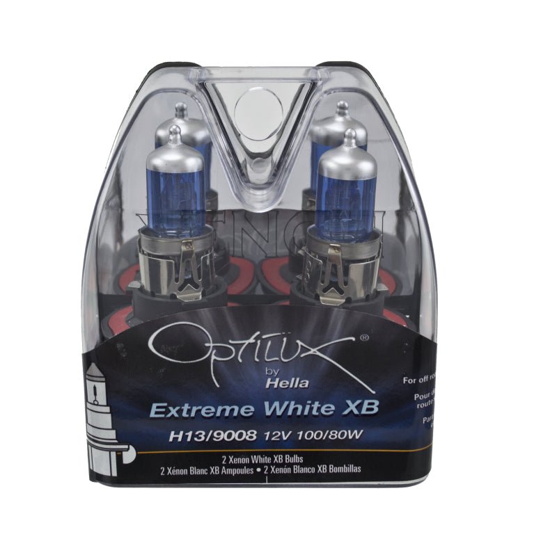 Hella - Hella Bulb H13 9008 12V 100/80W XEN WHT XB (2) - Demon Performance