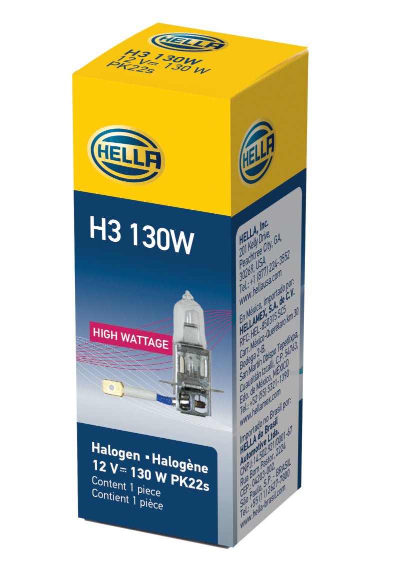 Hella - Hella BULB H3 12V 130W PK22s T3.25 - Demon Performance