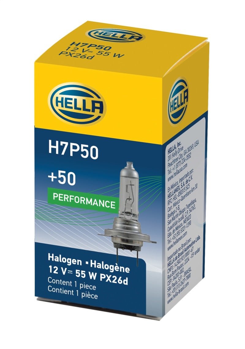 Hella - Hella Bulb H7 12V 55W Px26D T4625 +50 - Demon Performance