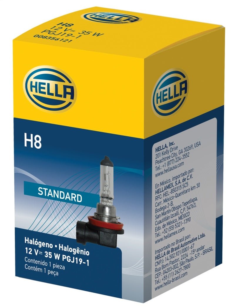 Hella - Hella Bulb H8 12V 35W PGJ19 - 1 T4 - Demon Performance