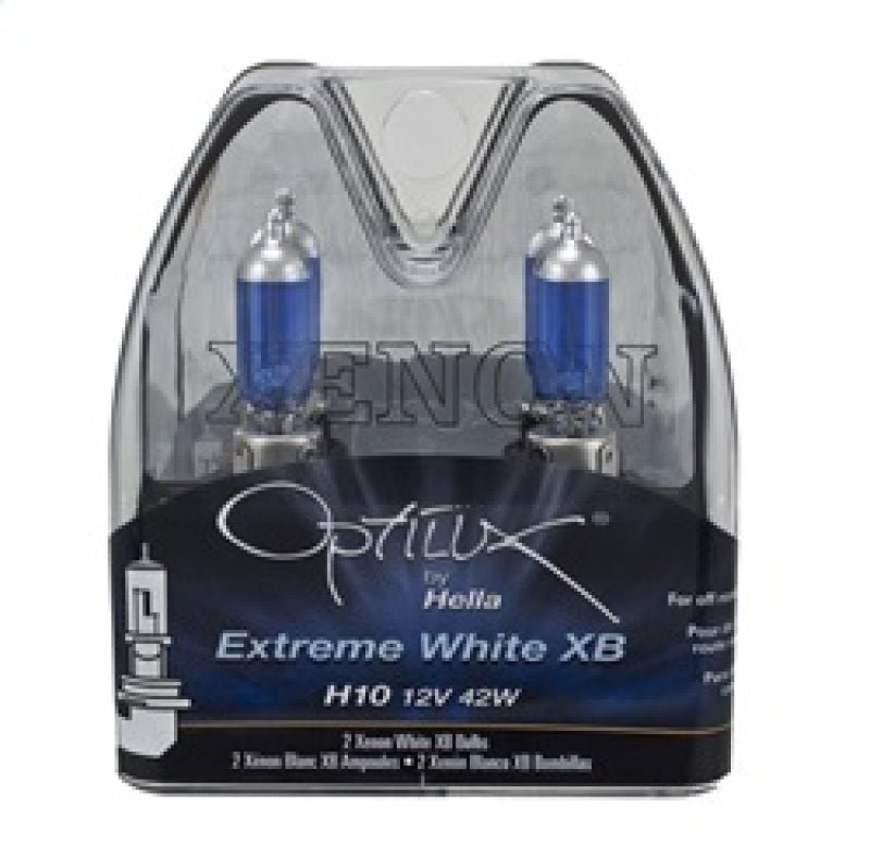 Hella - Hella H10 12V 42W Xen White Bulb (Pair) - Demon Performance