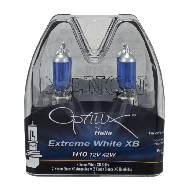 Hella - Hella H10 12V 42W Xen White Bulb (Pair) - Demon Performance