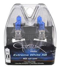 Hella - Hella H3 12V 55W Xen White XB Bulb (Pair) - Demon Performance