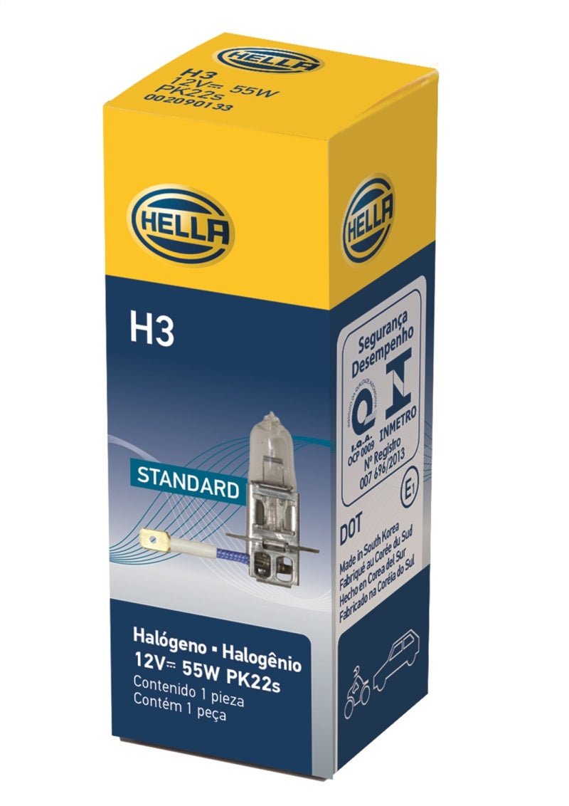 Hella - Hella H3 Halogen Bulb *Must Order Qty 10* - Demon Performance