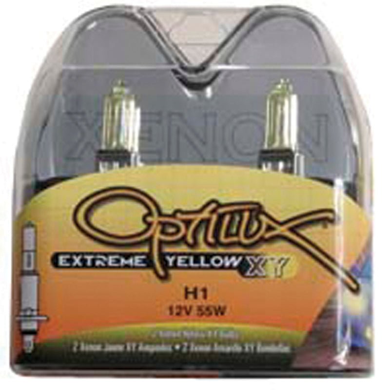Hella - Hella Optilux H1 12V/55W XY Yellow Bulb - Demon Performance
