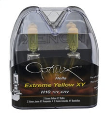 Hella - Hella Optilux H10 12V/42W XY Xenon Yellow Bulb - Demon Performance