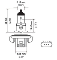 Hella - Hella Optilux H13/9008 12V 60/55W XB Xenon White Bulbs (Pair) - Demon Performance