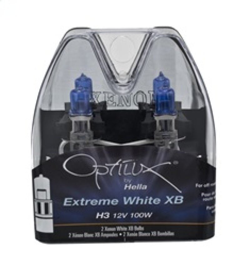 Hella - Hella Optilux H3 12V / 100W Xenon White XB Light Bulb - Demon Performance