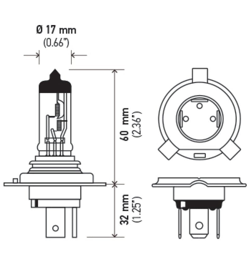 Hella - Hella Optilux H4 100/80W Xenon White XB Kit (Pair) - Demon Performance