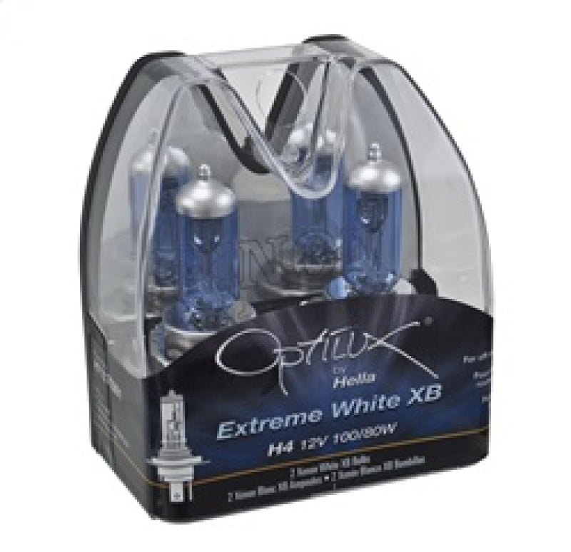 Hella - Hella Optilux H4 100/80W Xenon White XB Kit (Pair) - Demon Performance