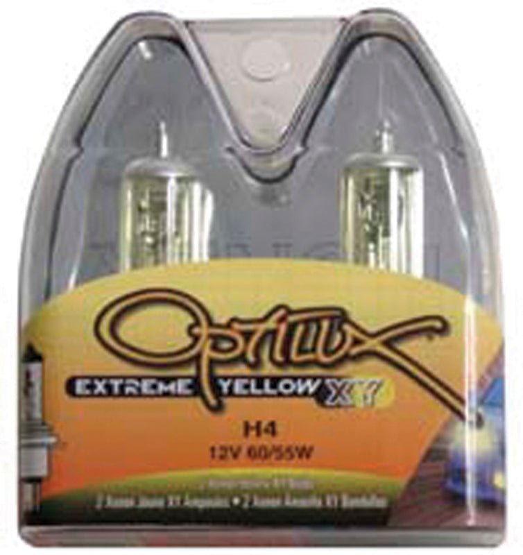 Hella - Hella Optilux H4 12V / 60/55W XY Xenon Yellow Bulb - Demon Performance