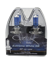 Hella - Hella Optilux H7 100W XB Extreme Blue Bulbs (Pair) - Demon Performance