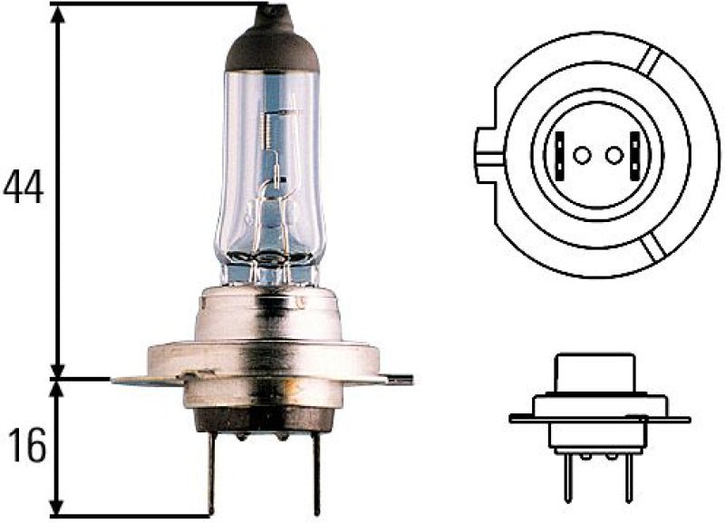 Hella - Hella Optilux H7 100W XB Extreme Blue Bulbs (Pair) - Demon Performance