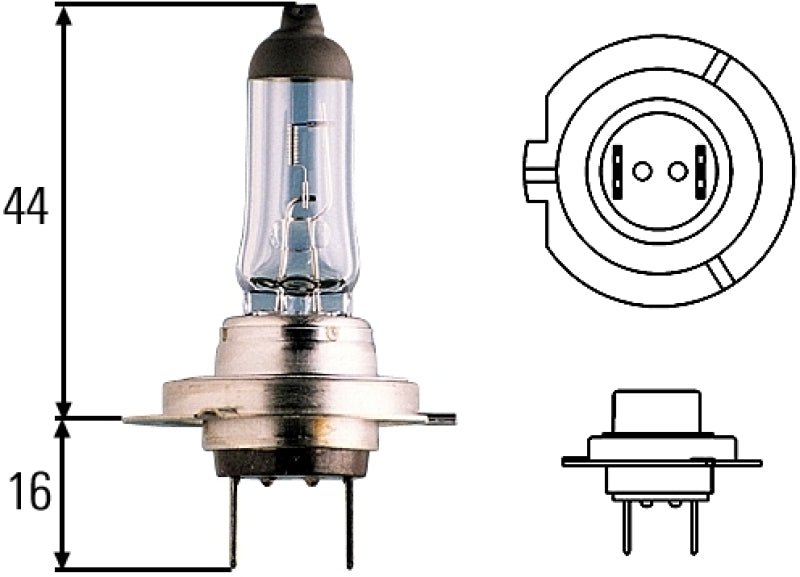 Hella - Hella Optilux H7 12V/55W XY Xenon Yellow Bulb - Demon Performance