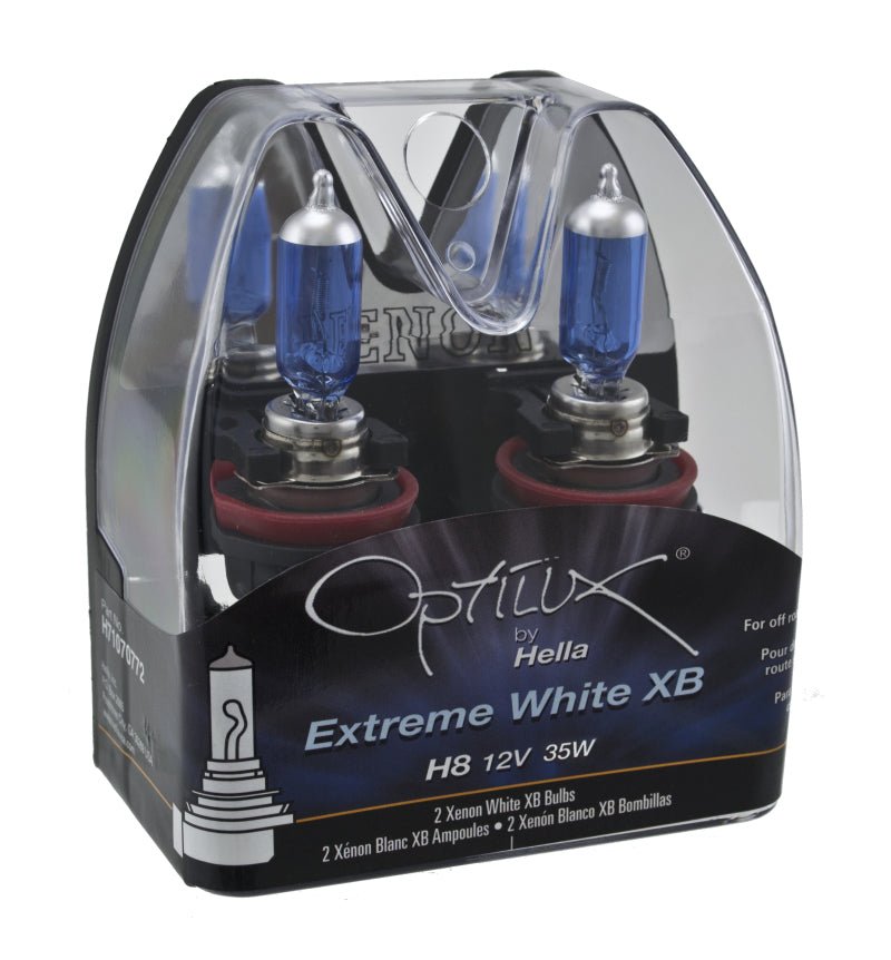 Hella - Hella Optilux H8 12V/35W XB Xenon White Bulb (pair) - Demon Performance