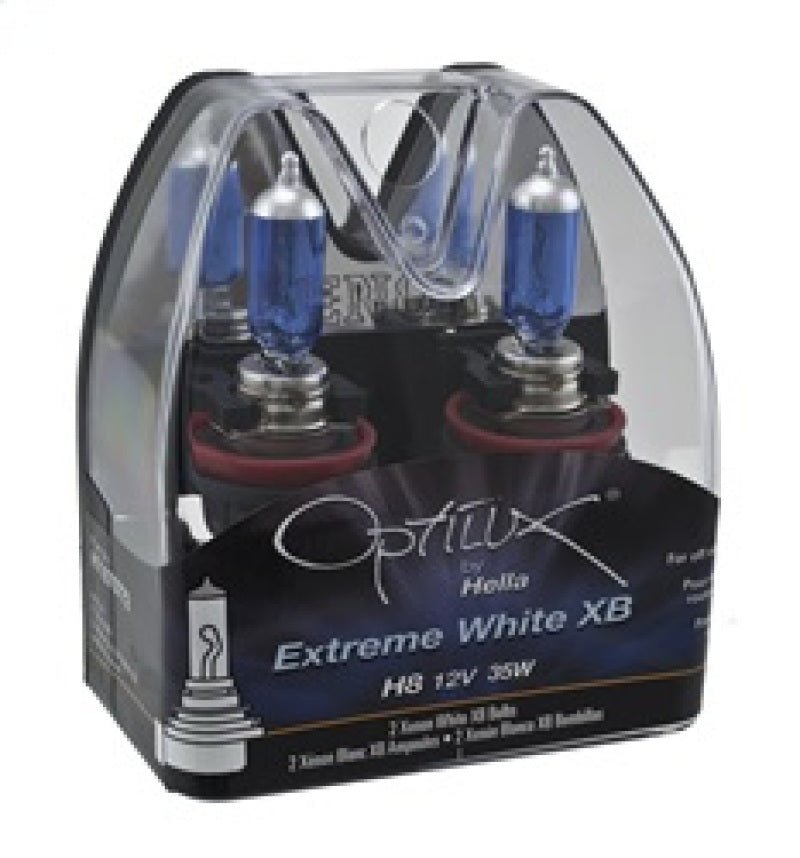 Hella - Hella Optilux H8 12V/35W XB Xenon White Bulb (pair) - Demon Performance