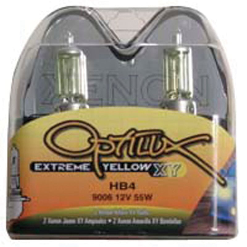 Hella - Hella Optilux HB4 9006 12V/55W XY Xenon Yellow Bulb - Demon Performance