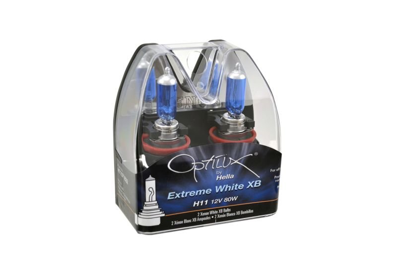 Hella - Hella Optilux XB Extreme Type H11 12V 80W Blue Bulbs - Pair - Demon Performance