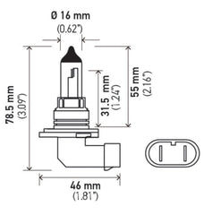 Hella - Hella Optilux XB White Halogen Bulbs HB4 12V 80W (2 pack) - Demon Performance
