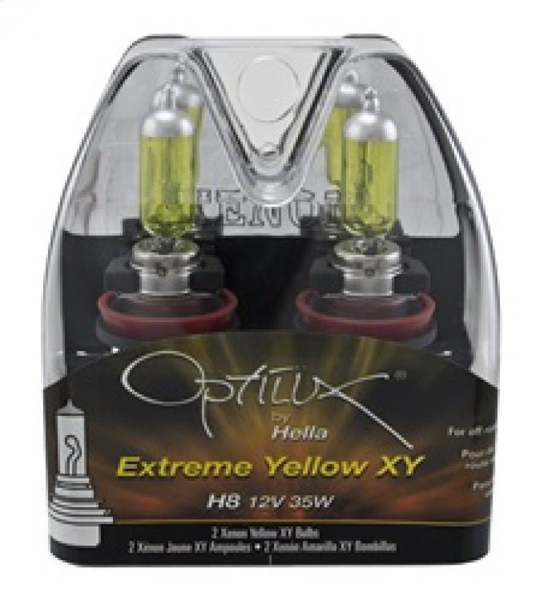Hella - Hella Optilux XY Series H8 Xenon Halogen Bulb 12V 35W Fog Bulbs - Pair - Demon Performance