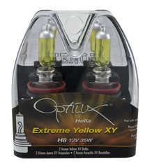 Hella - Hella Optilux XY Series H8 Xenon Halogen Bulb 12V 35W Fog Bulbs - Pair - Demon Performance