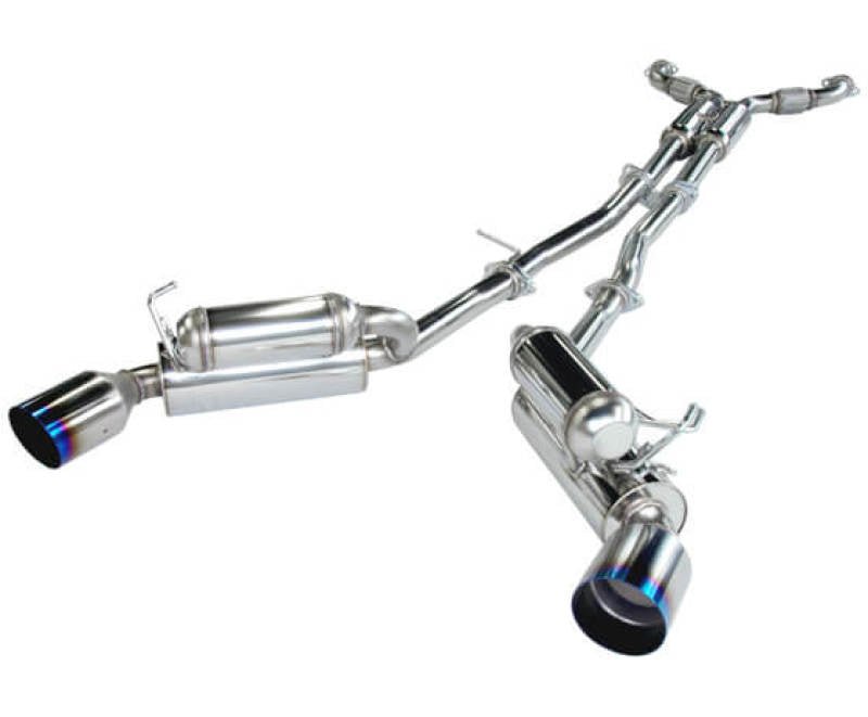 HKS - HKS 03-07 G35 Dual Hi-Power Titanium Tip Catback Exhaust - Demon Performance