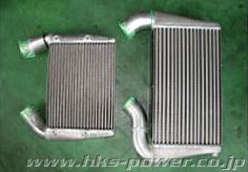 HKS - HKS 09 Nissan GTR R35 2 Core FMIC includes Carbon Air Duct and Full Piping Kits - Demon Performance