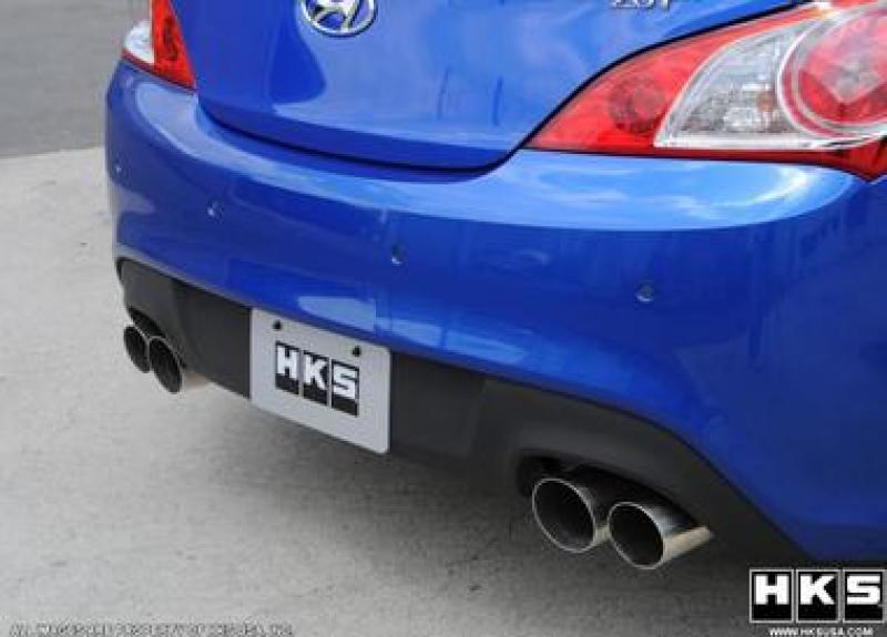 HKS - HKS 10+ Genesis V6 & 2.0L Turbo Legamax Premium Rear Section Exhaust (OVERSIZED SHIPPING) - Demon Performance