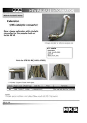 HKS - HKS 12 - 19 Subaru BRZ/Scion FR - S/Toyota 86 Extension Kit w/ Catalytic Converter - Demon Performance