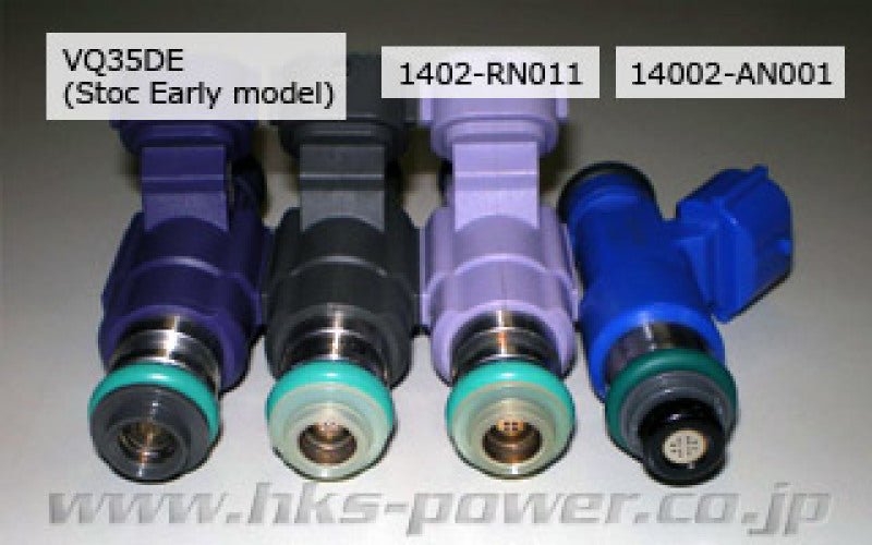 HKS - HKS 350z / 370z / G35 / G37 Top Feed High Impedance 545cc Fuel Injector (Only One Injector) - Demon Performance