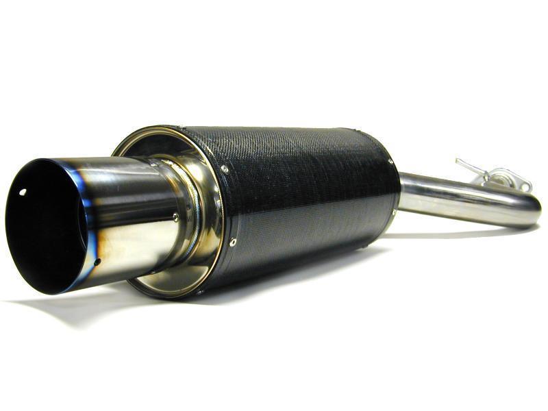 HKS - HKS 95-98 Eagle Talon TSE 2.0 Turbo FWD / 95-99 Mitsubishi Eclipse Carbon Ti Hi-Power Exhaust - Demon Performance