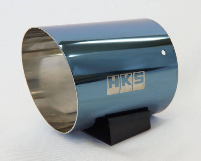 HKS - HKS Hi-Power SPEC-L Tail Tip Cover 94mm 118A-L Blue-SUS Tip - Demon Performance