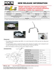 HKS - HKS Hi-Power SPEC-L2 CZ4A 4B11 - Demon Performance