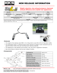 HKS - HKS Hi-Power SPEC-L2 GRB/GRF EJ20 - Demon Performance