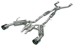HKS - HKS Infiniti Q50 Hybrid VQ37 Dual Hi - Power Titanium Tip Catback Exhaust - Demon Performance