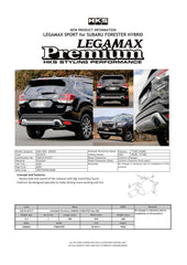 HKS - HKS LEGAMAX Premium Subaru Forester 5AA - SKE - Demon Performance