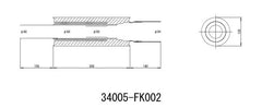 HKS - HKS Universal Stainless Hi Power 130mm Titanium Muffler - Demon Performance