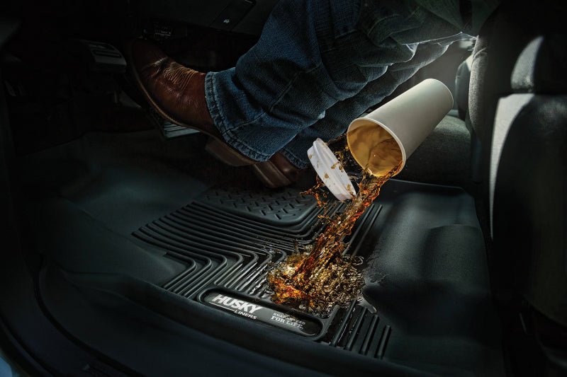 Husky Liners - Husky Liners 02 - 16 Dodge Ram 1500 Quad Cab X - Act Contour Black Center Hump Floor Liners - Demon Performance