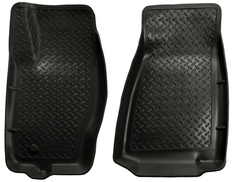 Husky Liners - Husky Liners 05 - 10 Jeep Grand Cherokee/Commander Classic Style Black Floor Liners - Demon Performance