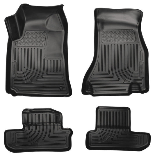 Husky Liners - Husky Liners 08 - 12 Dodge Challenger WeatherBeater Combo Black Floor Liners - Demon Performance